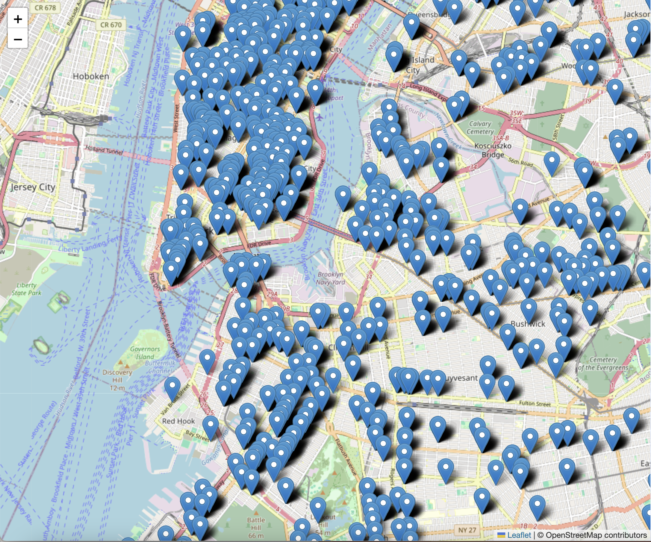 Default marker layer